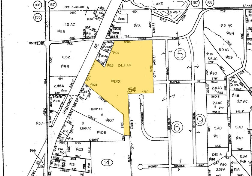 101-217 Banks Rd, Fayetteville, GA for lease - Plat Map - Image 2 of 4