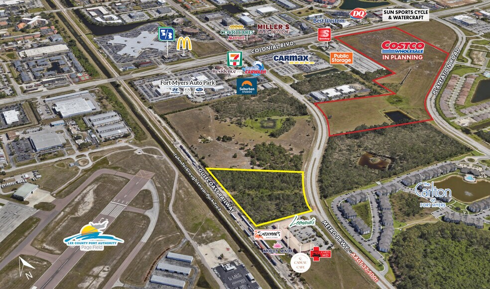 10540 Metro Pky, Fort Myers, FL à vendre - Aérien - Image 3 de 8