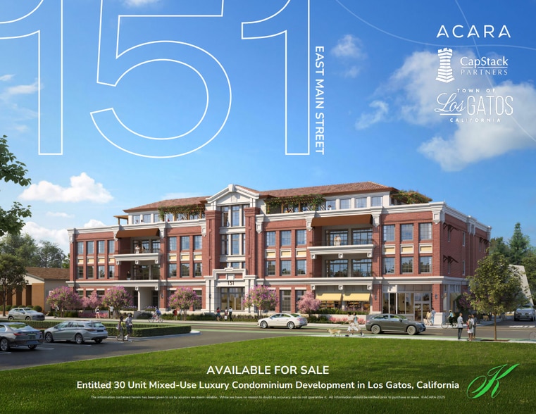 151 E Main St, Los Gatos, CA à vendre - Photo du bâtiment - Image 2 de 6
