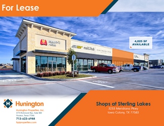 Plus de détails pour 3233 Meridiana Pky, Iowa Colony, TX - Commerce de détail à louer