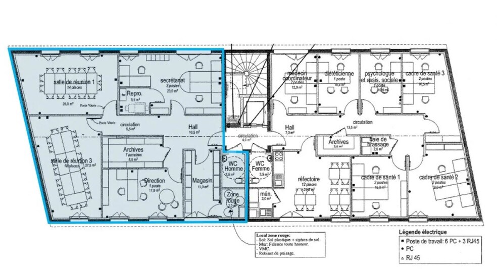 Office in Dammarie-les-Lys for lease - Floor Plan - Image 2 of 2