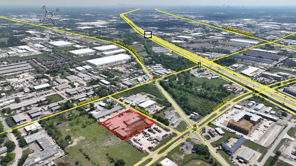 9250 Keough Rd, Houston, TX à louer - Aérien - Image 3 de 4