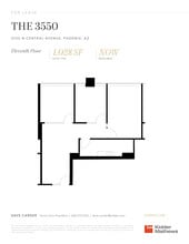 3550 N Central Ave, Phoenix, AZ à louer Plan d’étage- Image 1 de 1