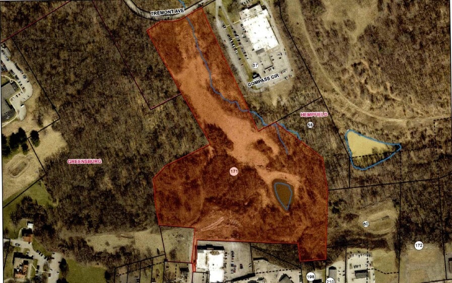 Route 30 E / E Pittsburgh St, Greensburg, PA for sale - Aerial - Image 2 of 3