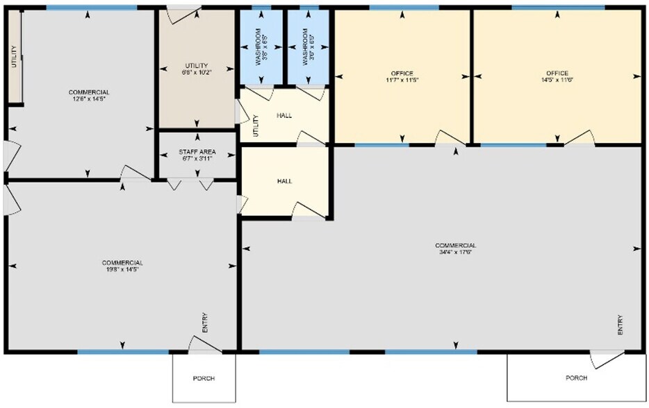 2600-2624 Springs Rd, Vallejo, CA à louer - Plan d’étage - Image 3 de 4