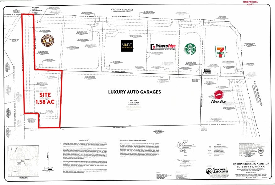 SWQ Virginia Pkwy & Hardin Blvd, McKinney, TX for sale - Site Plan - Image 3 of 3