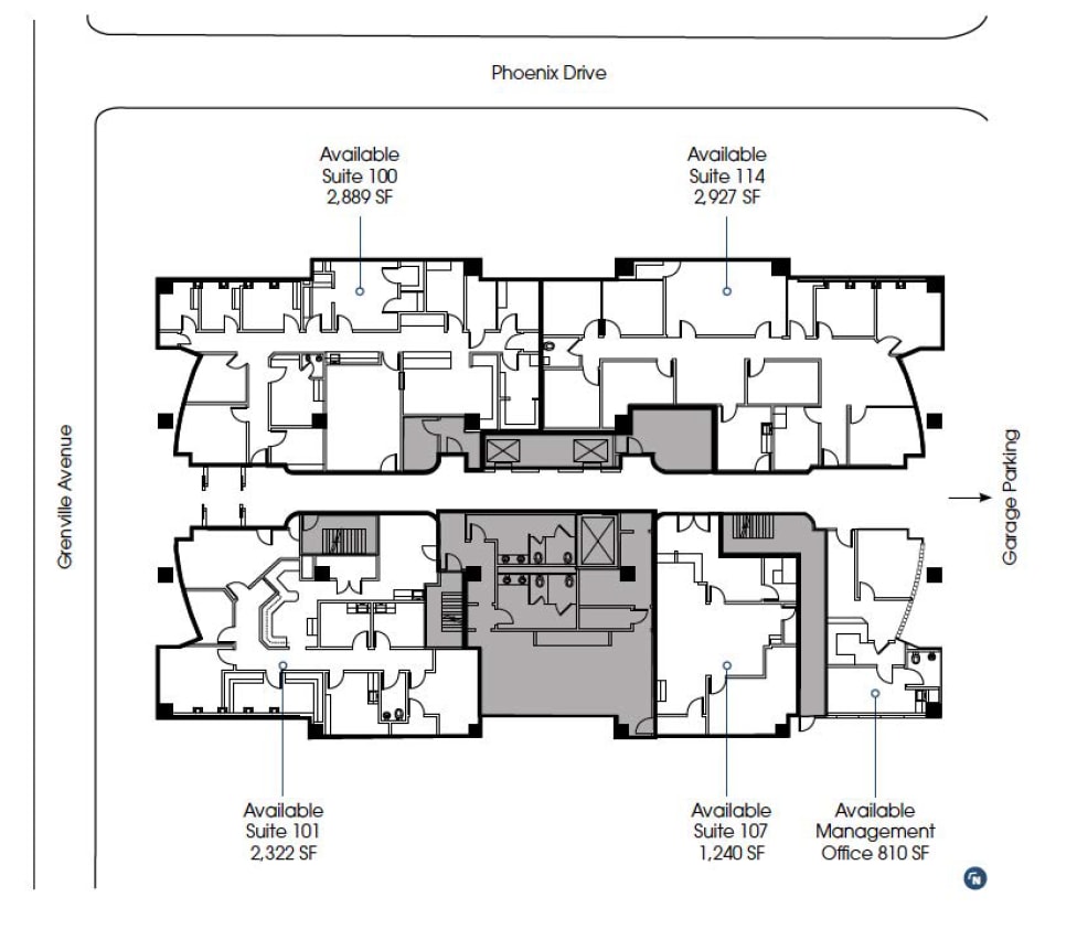 7150 Greenville Ave, Dallas, TX à louer Plan d’étage- Image 1 de 1