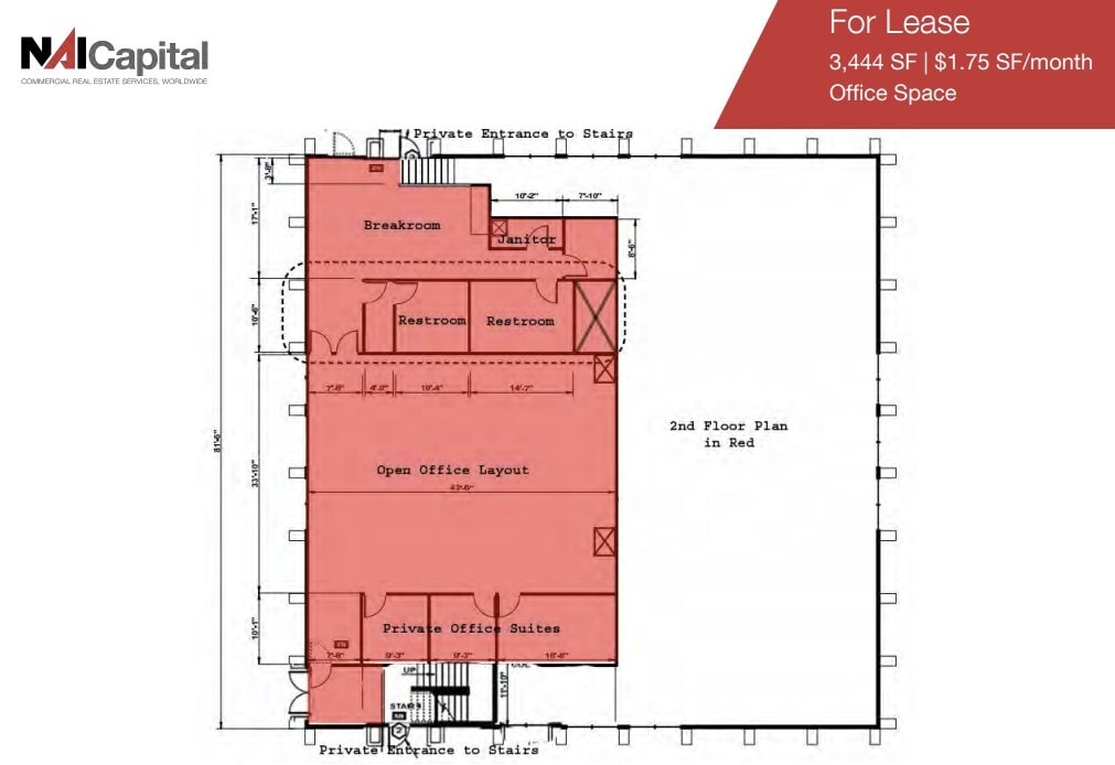 9133 Central Ave, Montclair, CA à louer Plan d’étage- Image 1 de 1