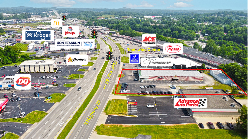 450 S Highway 27, Somerset, KY à vendre - Aérien - Image 3 de 5