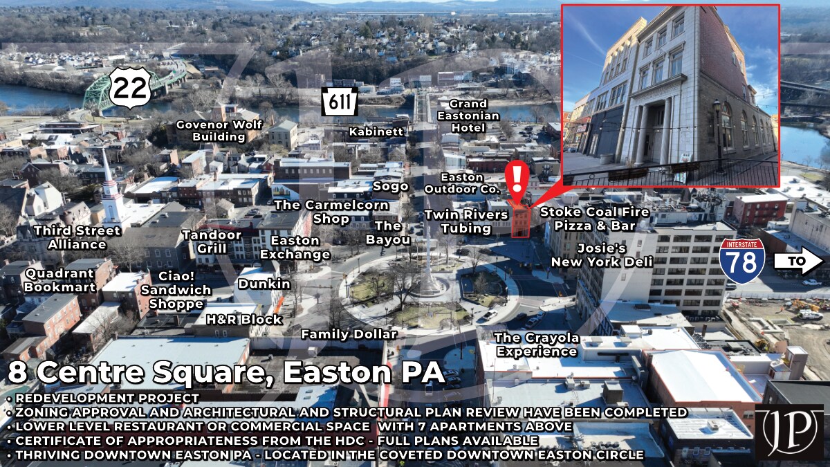 8 Centre Sq, Easton, PA for sale Building Photo- Image 1 of 17