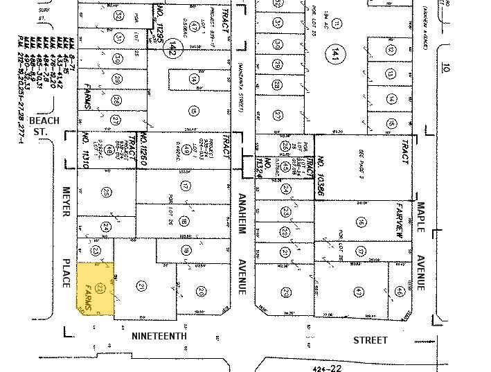 628 W 19th St, Costa Mesa, CA à vendre - Plan cadastral - Image 3 de 4