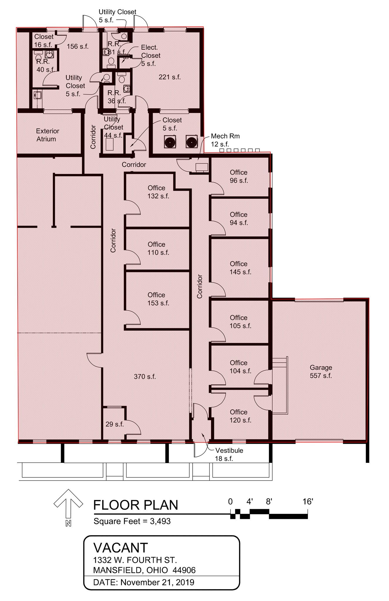 1332-1342 W 4th St, Mansfield, OH à louer Plan de site- Image 1 de 1