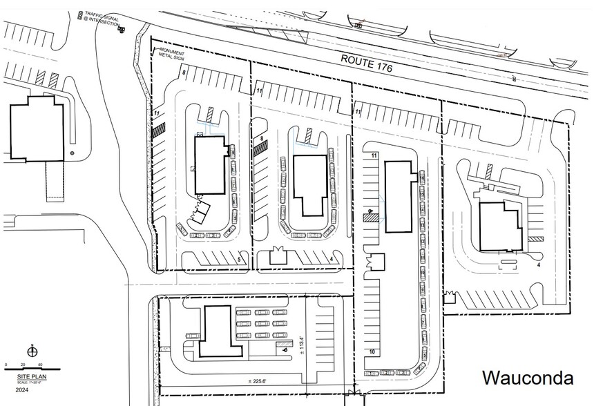 474-480 W Liberty St, Wauconda, IL à louer - Plan de site - Image 1 de 3