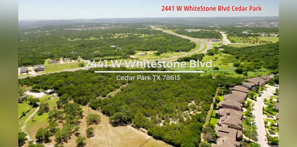 2441 W Whitestone Blvd, Cedar Park, TX à vendre - Vidéo sur l’inscription commerciale - Image 2 de 3