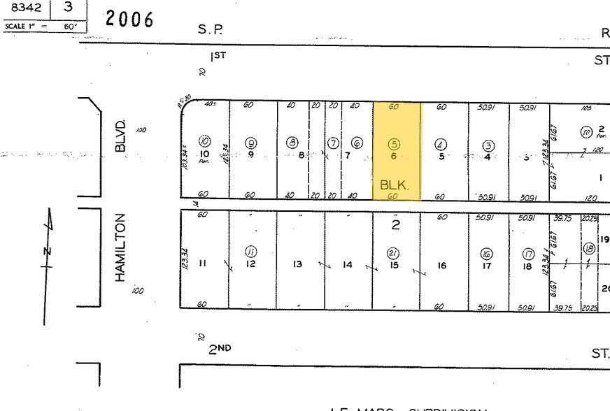 1056 W 1st St, Pomona, CA à vendre - Plan cadastral - Image 2 de 8