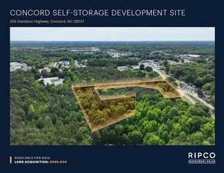 Plus de détails pour 256 Davidson Hwy, Concord, NC - Terrain à vendre