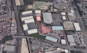 Kerfoot St, Warrington, CHS - Aerial  map view