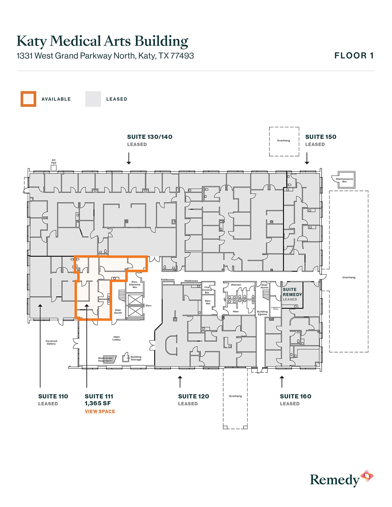 1331 W Grand Pky N, Katy, TX à louer Plan d’étage- Image 1 de 2