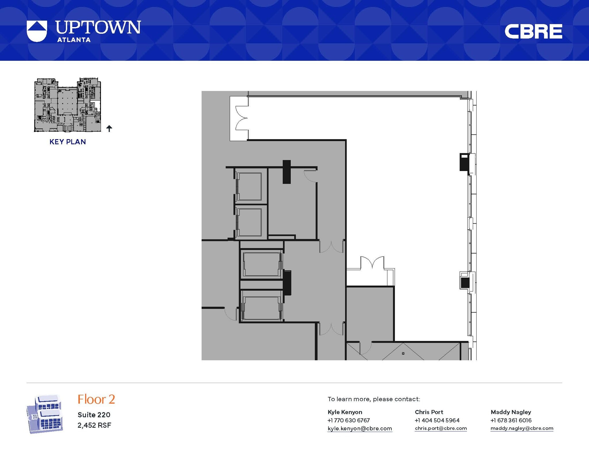 575 Morosgo Dr NE, Atlanta, GA à louer Plan d’étage- Image 1 de 1