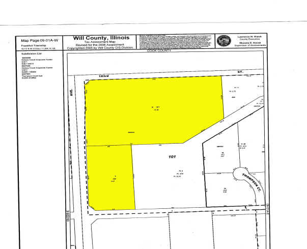 7950 W 185th St, Tinley Park, IL à louer - Plan cadastral - Image 2 de 9