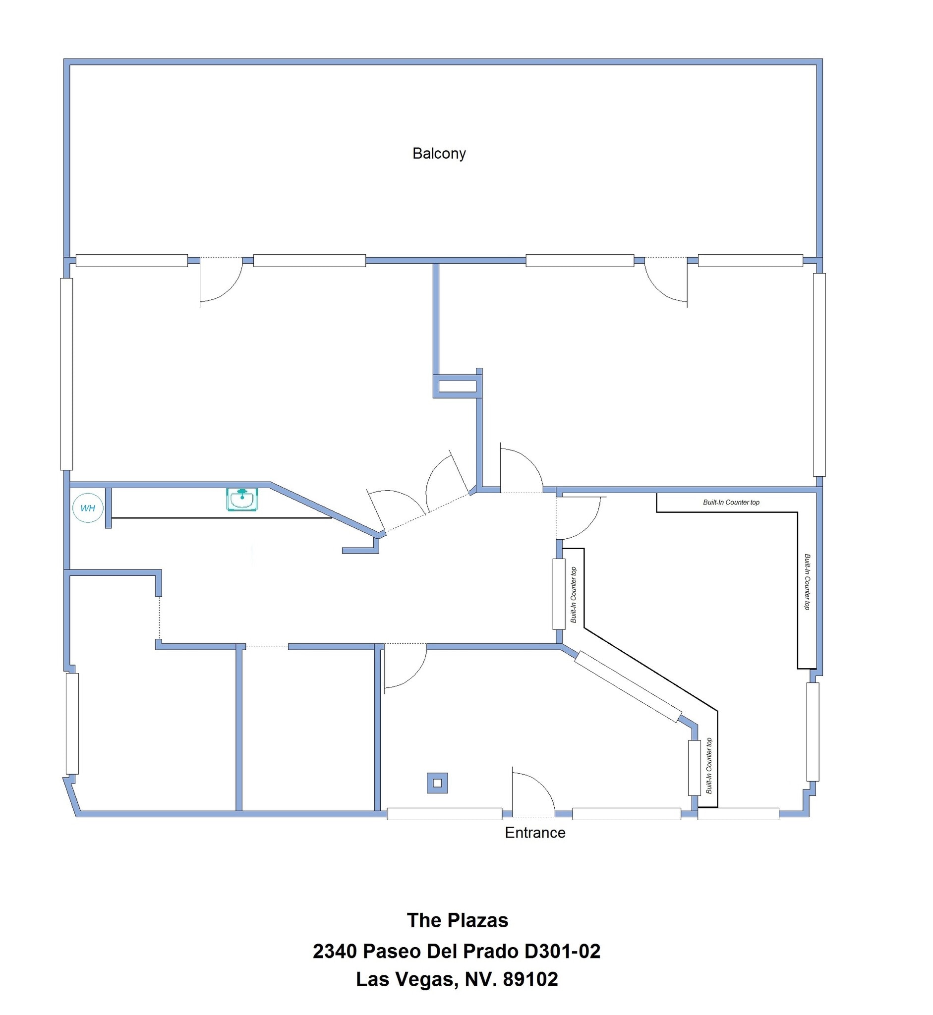 2310 Paseo Del Prado, Las Vegas, NV à louer Plan d’étage- Image 1 de 1