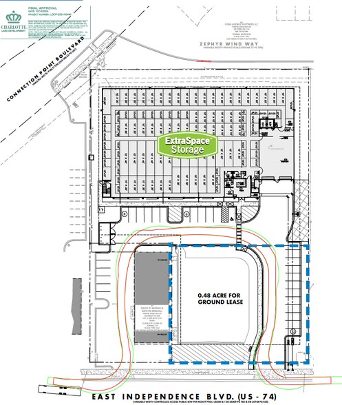 5324 E Independence Blvd, Charlotte, NC à louer - Plan de site - Image 2 de 2