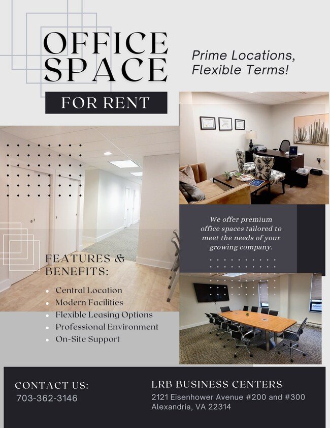 Plus de détails pour 2121 Eisenhower Ave, Alexandria, VA - Coworking à louer