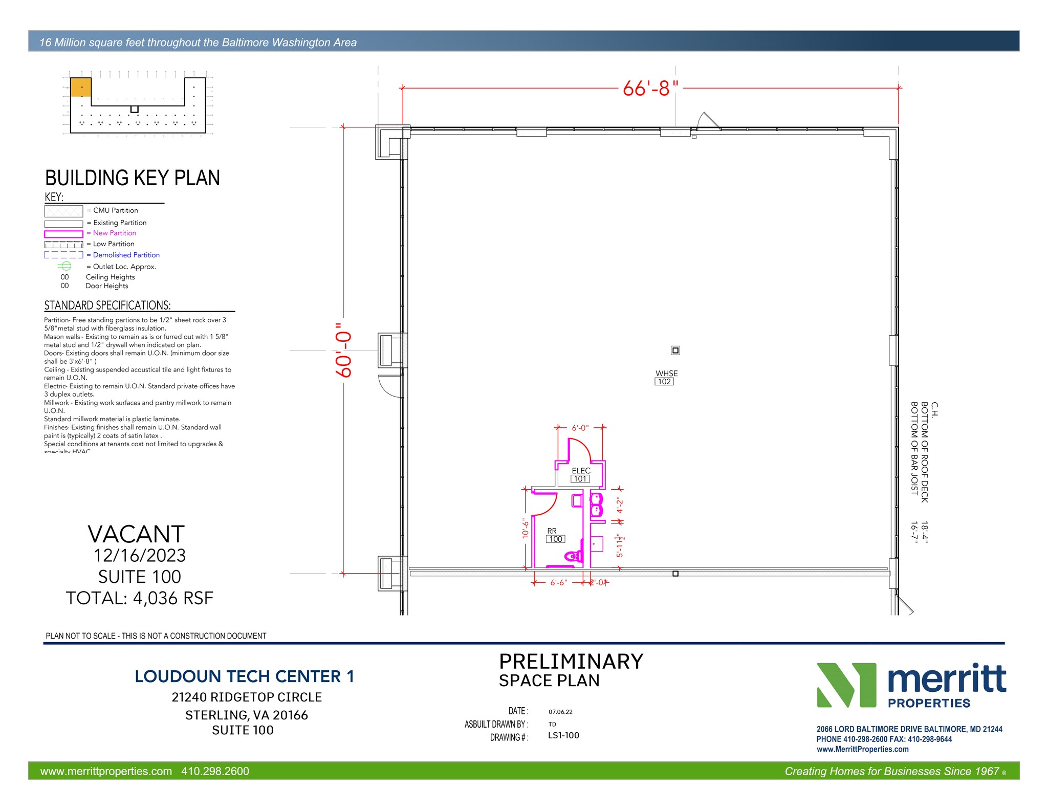 21240 Ridgetop Cir, Sterling, VA à louer Plan de site- Image 1 de 2