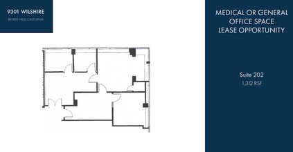 9301 Wilshire Blvd, Beverly Hills, CA à louer Plan d’étage- Image 1 de 1