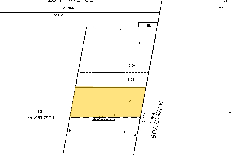 Vente au détail dans North Wildwood, NJ à vendre - Plan cadastral - Image 2 de 7