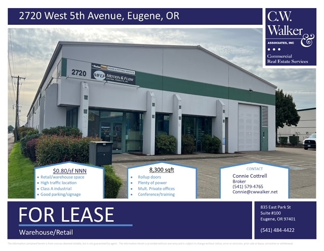 2710-2720 W 5th Ave, Eugene, OR for lease - Building Photo - Image 1 of 3