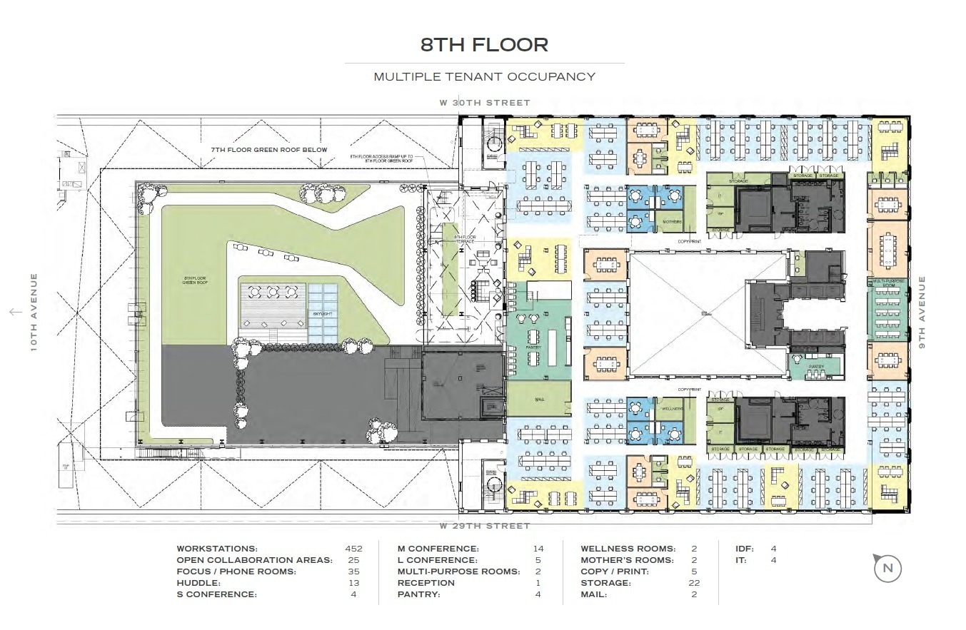 341 9th Ave, New York, NY à louer Plan d’étage- Image 1 de 1