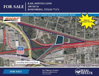 More details for 208 TX-36, Rosenberg, TX - Land for Sale