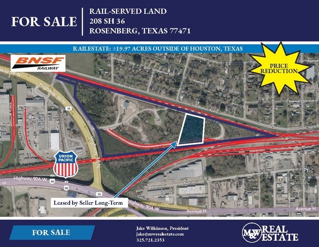 Plus de détails pour 208 TX-36, Rosenberg, TX - Terrain à vendre