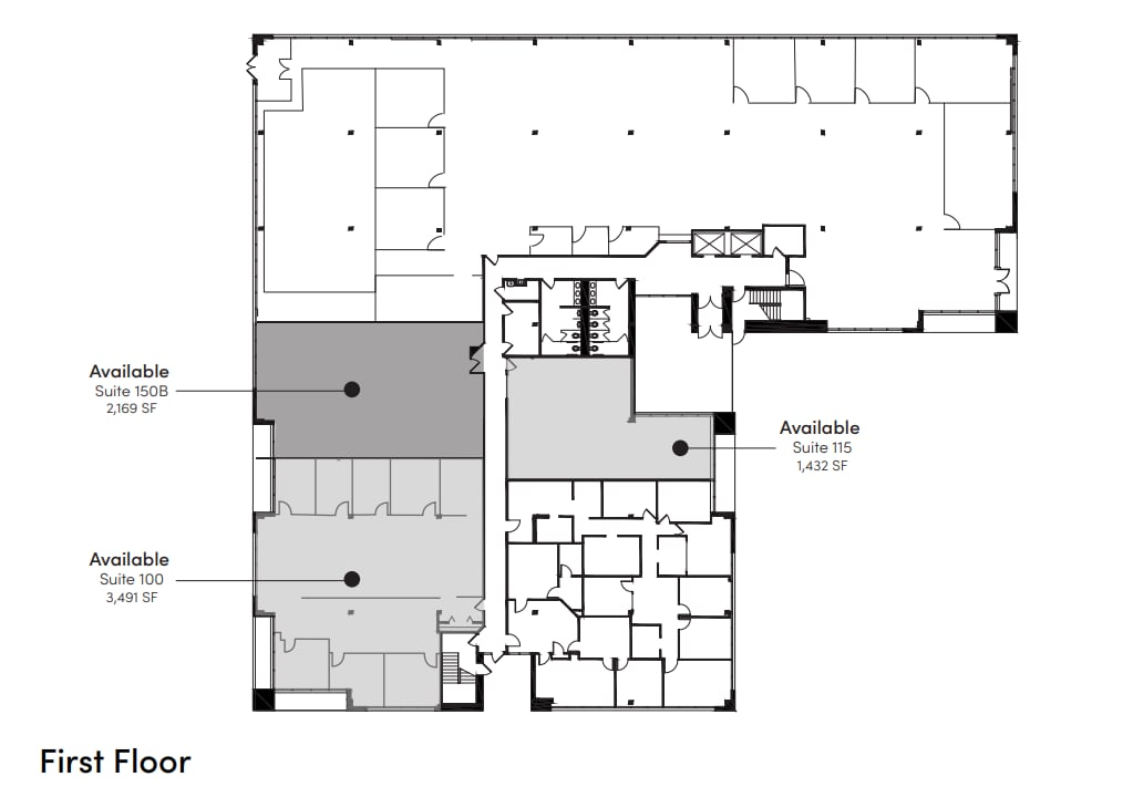12747 Olive Blvd, Creve Coeur, MO for lease Floor Plan- Image 1 of 3
