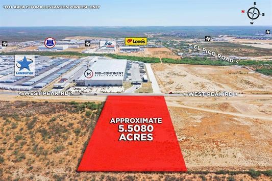 18514 W Peak Rd, Laredo, TX for sale - Aerial - Image 2 of 12