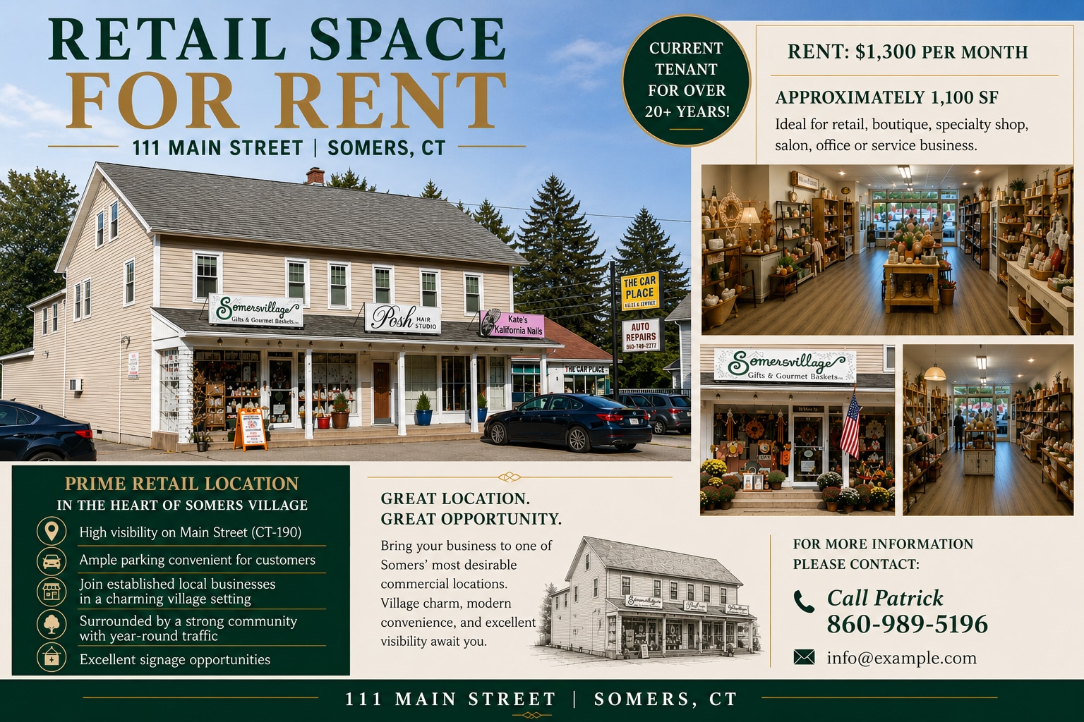 111 Main St, Somers, CT for lease Interior Photo- Image 1 of 1