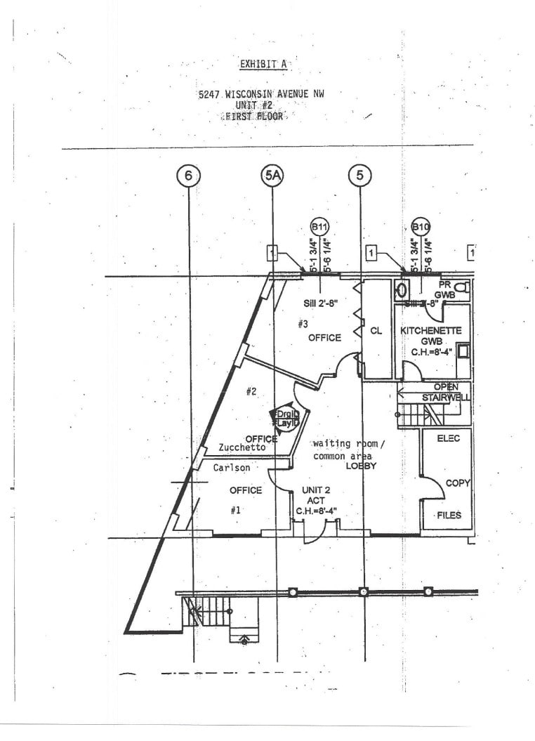 5247 Wisconsin Ave NW, Washington, DC à louer Plan d’étage- Image 1 de 2