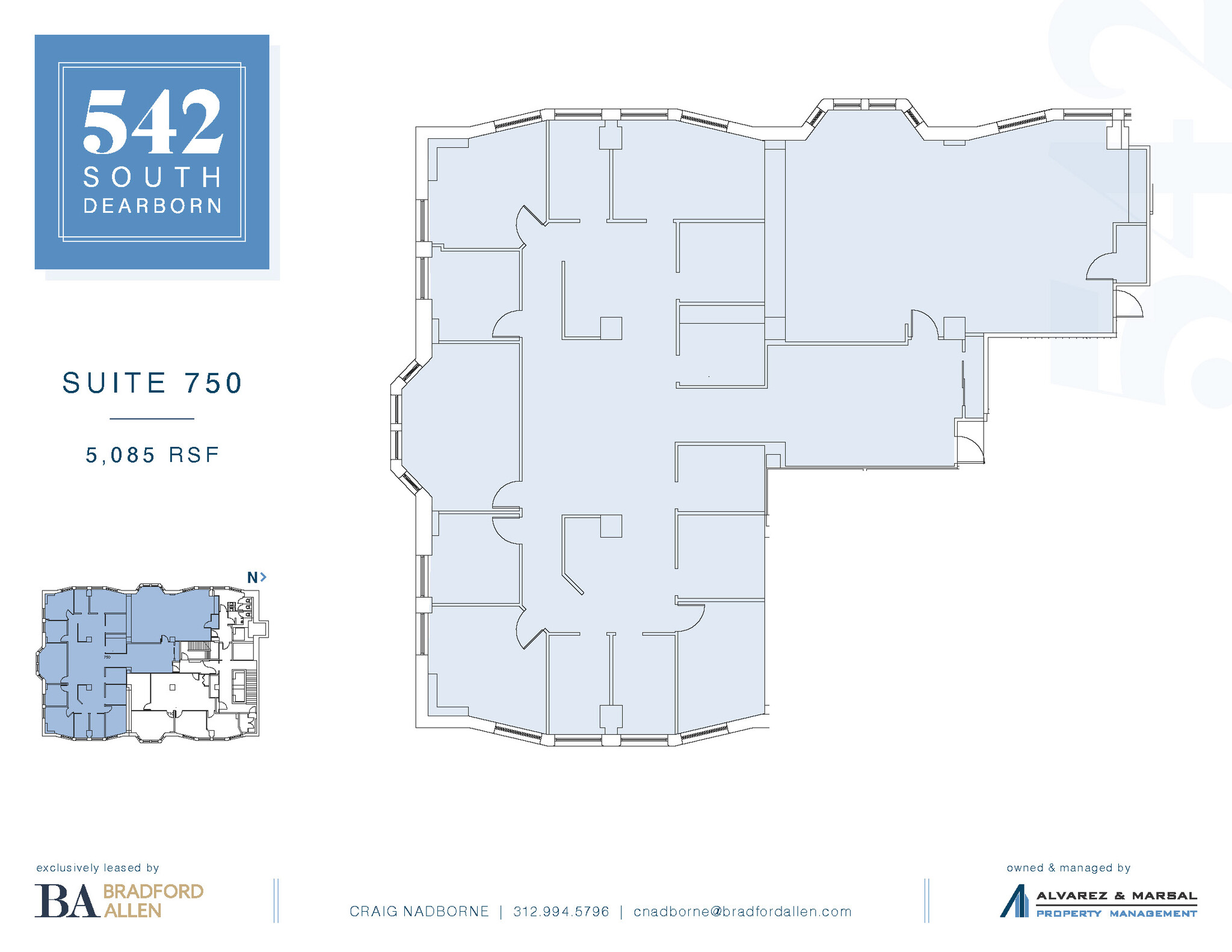 542-550 S Dearborn St, Chicago, IL for lease Floor Plan- Image 1 of 4