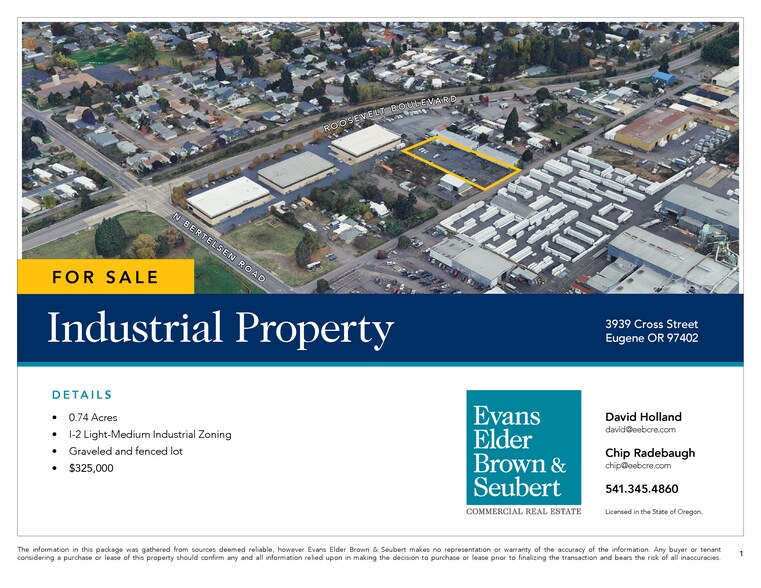 3939 Cross St, Eugene, OR à vendre - Photo du bâtiment - Image 2 de 4