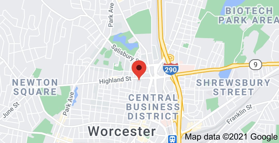 43 Harvard St, Worcester, MA for lease Map- Image 1 of 6