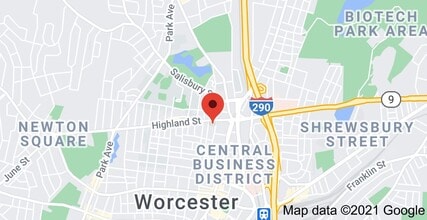 43 Harvard St, Worcester, MA for lease Map- Image 1 of 6