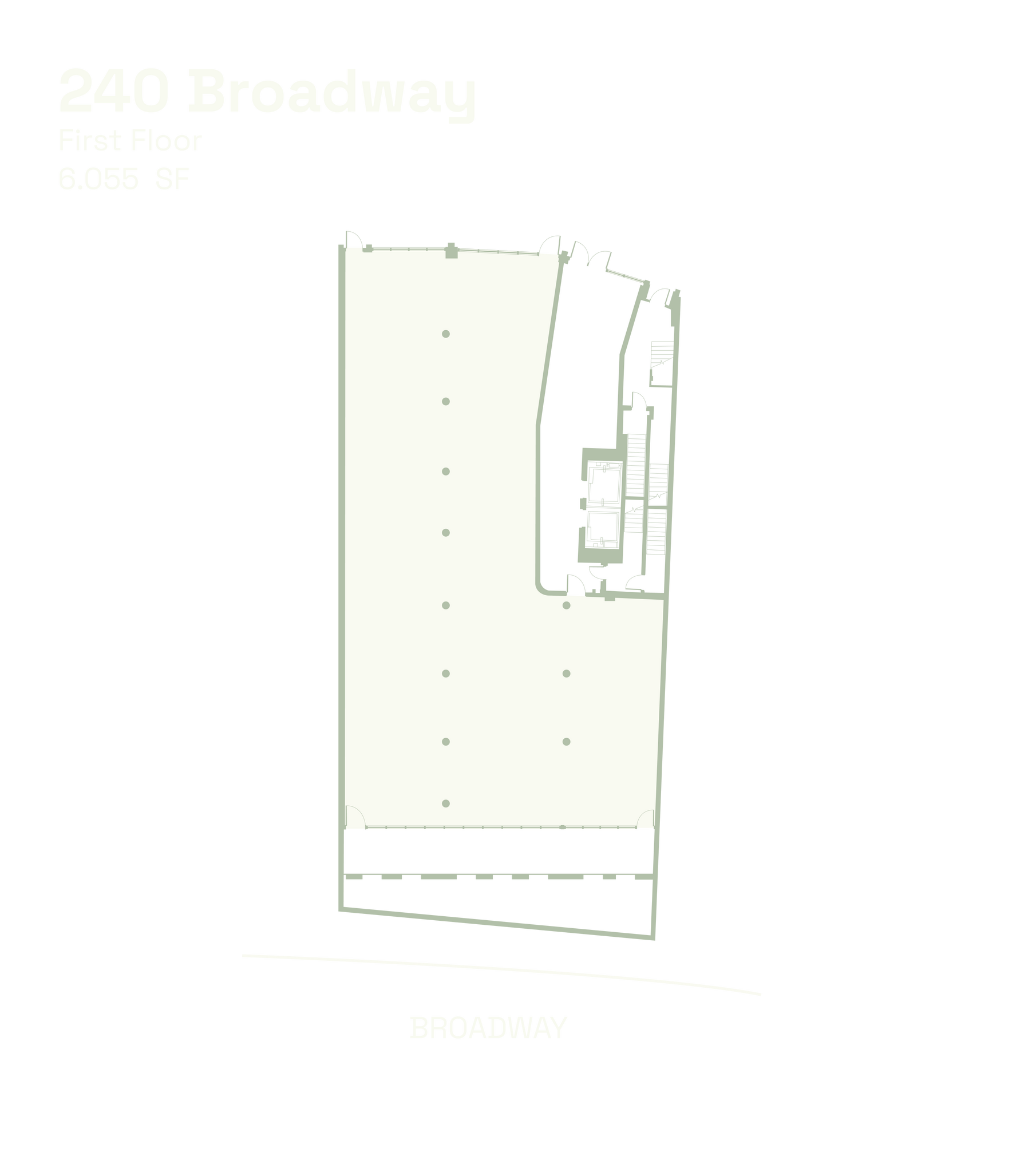 240 Broadway, Brooklyn, NY à louer Plan d  tage- Image 1 de 4