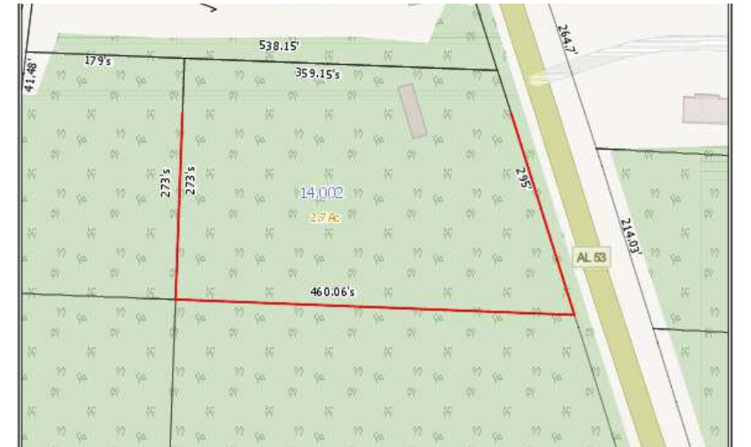 11858 Cottonwood Rd, Cottonwood, AL à vendre - Plan cadastral - Image 3 de 3