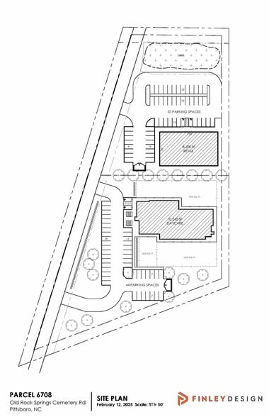 231 Old Rocks Spring Cemetery Rd, Pittsboro, NC for lease - Site Plan - Image 3 of 3