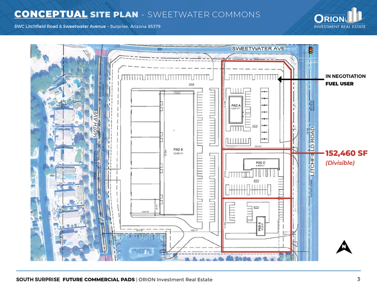 12784 N Litchfield Rd, Surprise, AZ à vendre - Plan de site - Image 3 de 7