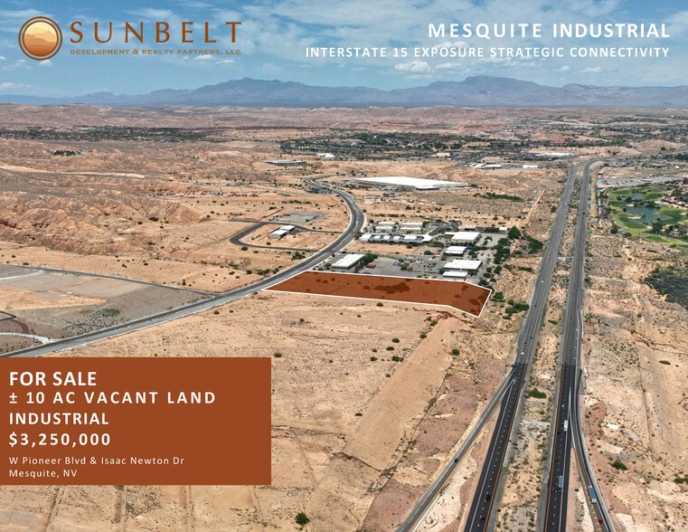 W Pioneer Blvd & Isaac Newton Dr, Mesquite, NV for sale - Building Photo - Image 1 of 4