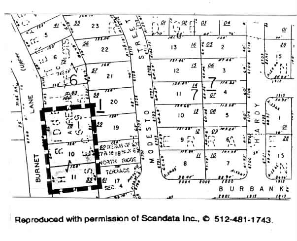 6709 Burnet Ln, Austin, TX for lease - Plat Map - Image 2 of 14