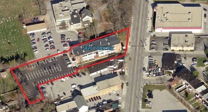 5820 York Rd, Baltimore, MD - AERIAL  map view