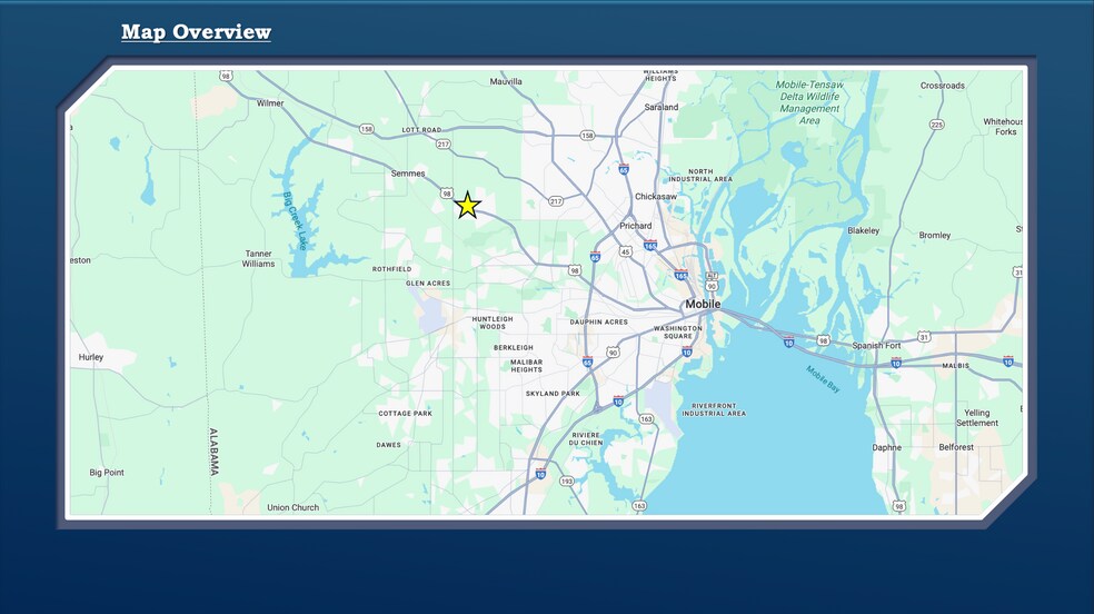 7650 Moffett Road, Mobile, AL à vendre - Photo du bâtiment - Image 2 de 4